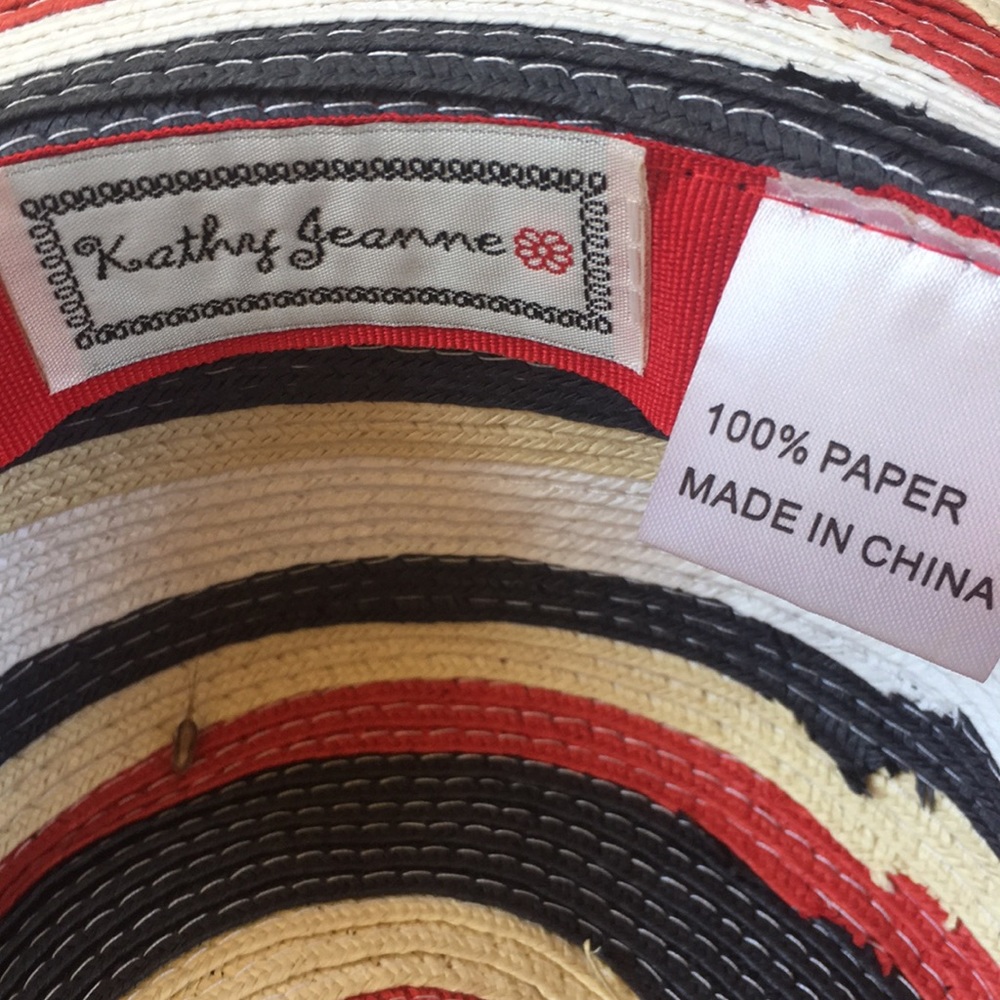 Kathy Jeanne Paper Beach Hat - Picture 5 of 6
